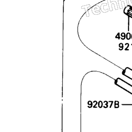 1989 Kawasaki NINJA ZX-7 (ZX750-H1) Fuel Evaporative System