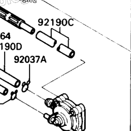 1989 Kawasaki NINJA ZX-7 (ZX750-H1) Fuel Evaporative System