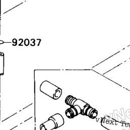 1989 Kawasaki NINJA ZX-7 (ZX750-H1) Fuel Evaporative System