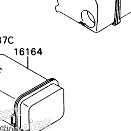 1989 Kawasaki NINJA ZX-7 (ZX750-H1) Fuel Evaporative System