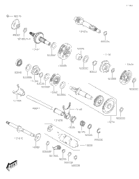 2024 Kawasaki Brute Force 300 (KVF300CRFNN) Transmission