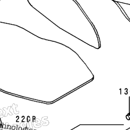 1996 Kawasaki NINJA ZX-6R (ZX600-F2) Fuel Tank (Zx600-F2