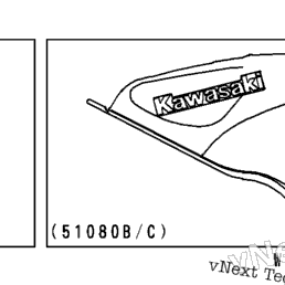専用ページ 1996 Kawasaki NINJA ZX-6R (ZX600-F2) Fuel Tank (Zx600-F2