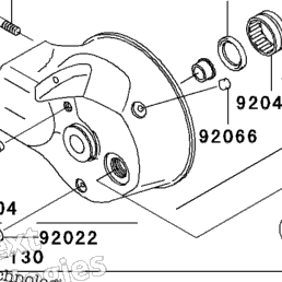 2003 Kawasaki VULCAN 1500 NOMAD FI (VN1500-L4) Drive Shaft/Final