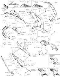 2019 Kawasaki Ninja ZX-10R (ZX1002EKFA) Cowling Lowers