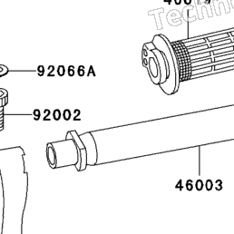 2007 Kawasaki NINJA 250R (EX250F7F) Handlebar | Babbitts Kawasaki