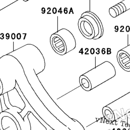 1997 Kawasaki NINJA ZX-11 (ZX1100-D5) Rear Suspension | Babbitts