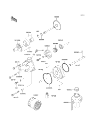 2000 Kawasaki NINJA ZX-6R (ZX600-J1) Oil Pump/Oil Filter