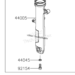 2024 Kawasaki Ninja 500 (EX500HRFAN) Front Fork | Babbitts