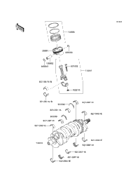 2013 Kawasaki NINJA ZX-6R (ZX636EDF) Crankshaft/Piston(S