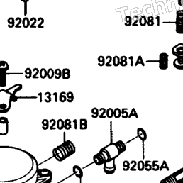 1990 Kawasaki ZX-10 (ZX1000-B3) Carburetor | Babbitts Kawasaki