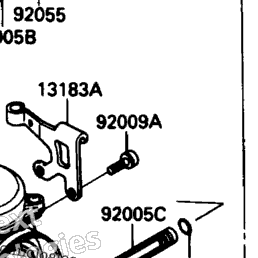 1990 Kawasaki ZX-10 (ZX1000-B3) Carburetor | Babbitts Kawasaki