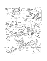 2000 Kawasaki NINJA ZX-12R (ZX1200-A1) Chassis Electrical