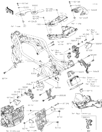 2023 Kawasaki Ninja H2 SX SE (ZX1002RPFNN) Frame Fittings 2
