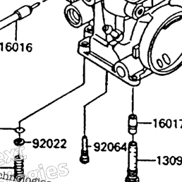 1993 Kawasaki CONCOURS (ZG1000-A8) Carburetor Parts | Babbitts