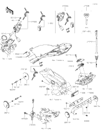 2023 Kawasaki Z125 PRO (BR125JPFNN) Ignition Switch/Locks