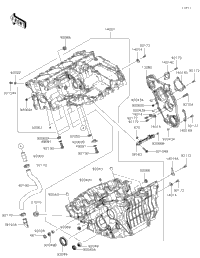 かちゃページ 2017 Kawasaki NINJA H2/NINJA H2 CARBON (ZX1000XHFA) Crankcase