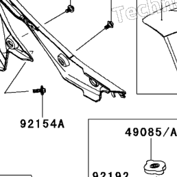 2013 Kawasaki KX250F (KX250ZDF) Radiator | Babbitts Kawasaki Parts