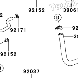 kx250fの2013年ラジエター 2013 Kawasaki KX250F (KX250ZDF) Radiator | Babbitts Kawasaki Parts