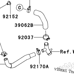 2013 Kawasaki KX250F (KX250ZDF) Radiator | Babbitts Kawasaki Parts