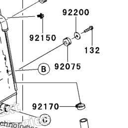 2013 Kawasaki KX250F (KX250ZDF) Radiator | Babbitts Kawasaki Parts