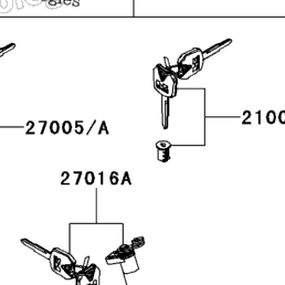 2007 Kawasaki NINJA 650R (EX650A7F) Ignition Switch/Locks