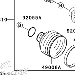 1999 Kawasaki PRAIRIE 300 4X4 (KVF300-A1) Drive Shaft (Front