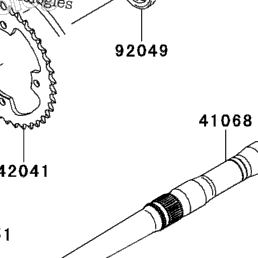 2009 Kawasaki KFX450R (KSF450B9F) Rear Hub | Babbitts Kawasaki