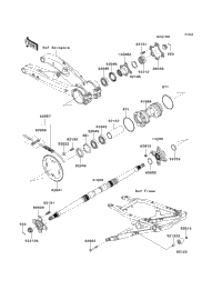 2008 Kawasaki KFX450R (KSF450B8FA) Rear Hub | Babbitts