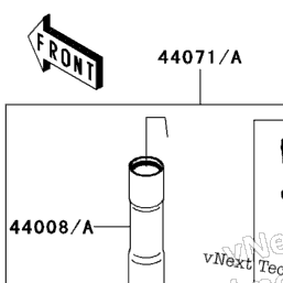 2011 Kawasaki NINJA ZX-6R (ZX600RBF) Front Fork | Babbitts