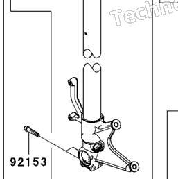 2011 Kawasaki NINJA ZX-6R (ZX600RBF) Front Fork | Babbitts