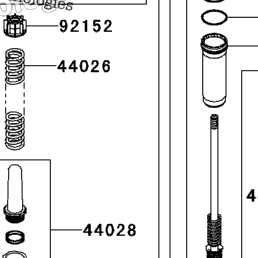 2011 Kawasaki NINJA ZX-6R (ZX600RBF) Front Fork | Babbitts