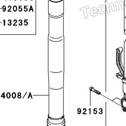 2011 Kawasaki NINJA ZX-6R (ZX600RBF) Front Fork | Babbitts