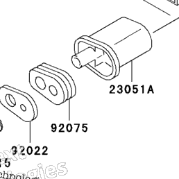 2003 Kawasaki NINJA ZX-6R (ZX636-B1) Turn Signals | Babbitts