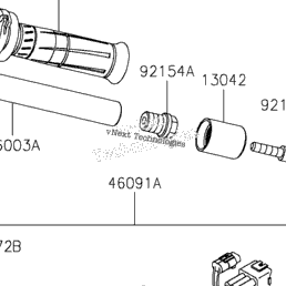 2022 Kawasaki Ninja ZX-6R (US) (ZX636HNFNN) Handlebar | Babbitts