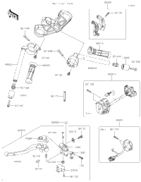 2023 Kawasaki Ninja ZX-6R ABS KRT Edition (ZX636GPSAN) Handlebar