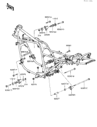 1984 Kawasaki GPz 750 Turbo (ZX750-E1) Frame Fittings | Xtreme