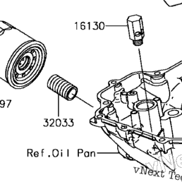 2016 Kawasaki NINJA ZX-10R (ZX1000RGF) Oil Pump/Oil Filter