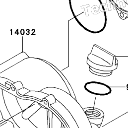 1998 Kawasaki BAYOU 220 (KLF220-A11) Engine Cover(S) | Babbitts