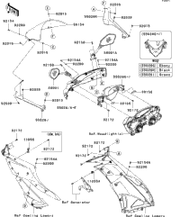 2011 Kawasaki NINJA ZX-6R (ZX600RBF) Cowling | Babbitts