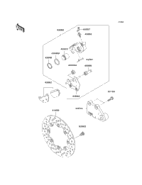 2003 Kawasaki SUPER SHERPA (KL250-G7) Rear Brake | Babbitts