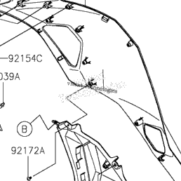 2024 Kawasaki Ninja ZX-4RR (ZX400SRFNN) Cowling Lowers | Babbitts