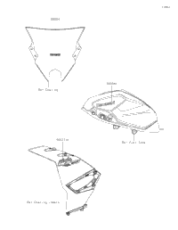 2024 Kawasaki Ninja 500 (EX500HRFNL) Decals(Hrfnn/Hrfnl