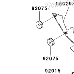 2000 Kawasaki NINJA ZX-6R (ZX600-J1) Cowling Lowers (Zx600-J1