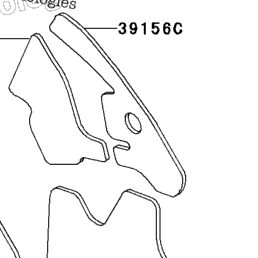 2000 Kawasaki NINJA ZX-6R (ZX600-J1) Cowling Lowers (Zx600-J1