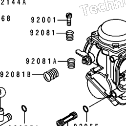 あきページ 1992 Kawasaki NINJA ZX-6 (ZX600-D3) Carburetor | Babbitts Kawasaki