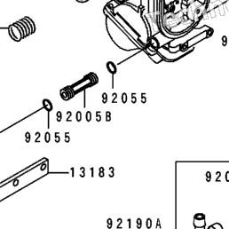 1992 Kawasaki NINJA ZX-6 (ZX600-D3) Carburetor | Babbitts Kawasaki