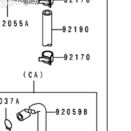 1992 Kawasaki NINJA ZX-6 (ZX600-D3) Carburetor | Babbitts Kawasaki