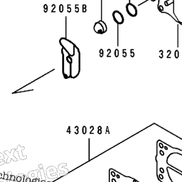 1993 Kawasaki 550 SX (JS550-C3) Carburetor | Babbitts Kawasaki