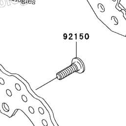 2006 Kawasaki NINJA ZX-6R (ZX636C6F) Rear Brake | Babbitts